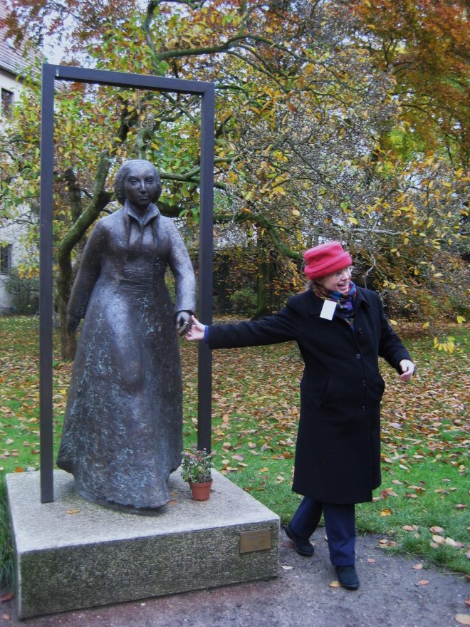 Mit Katharina von Bora.